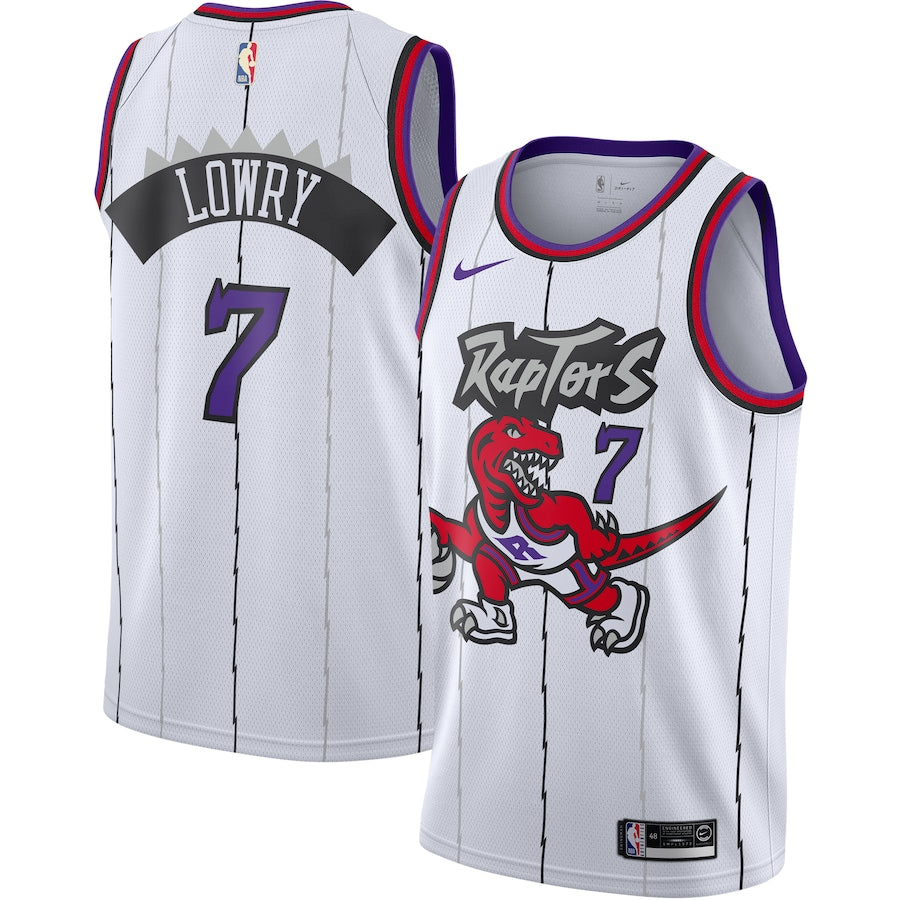 Best Replica KYLE LOWRY TORONTO RAPTORS THROWBACK JERSEY - Colareps