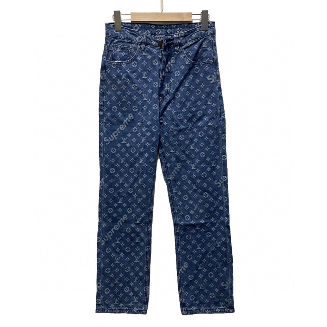Best Replica Louis Vuitton x Supreme Jeans - Colareps