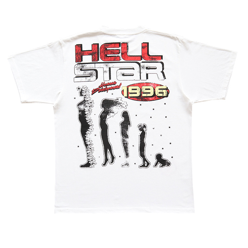 Best Replica 1:1 quality version Human evolution skull print tee - Colareps