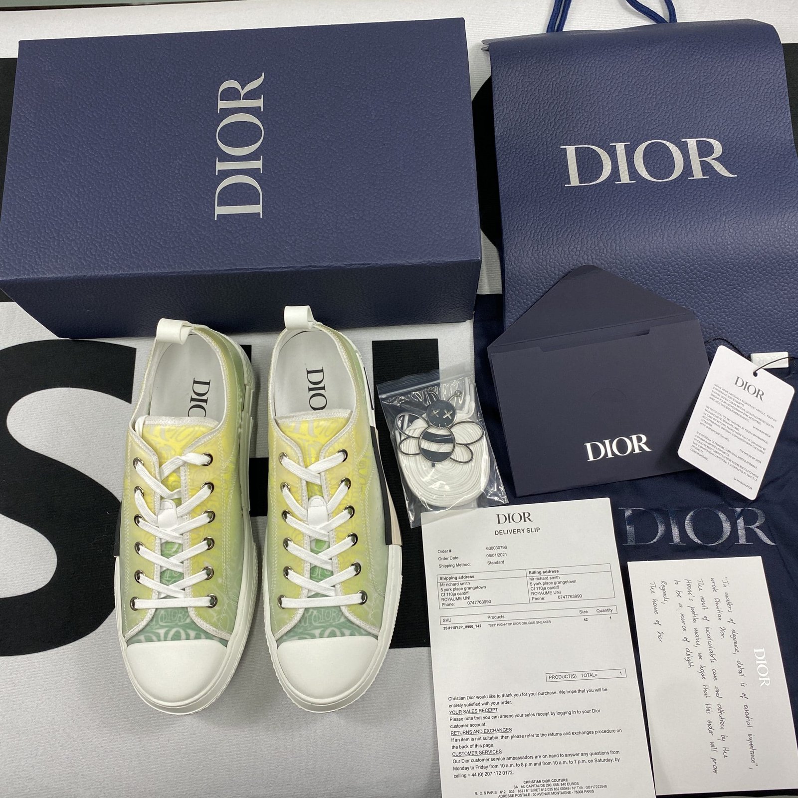 Best Replica Dior B23 High Top Sneaker 7 - Colareps