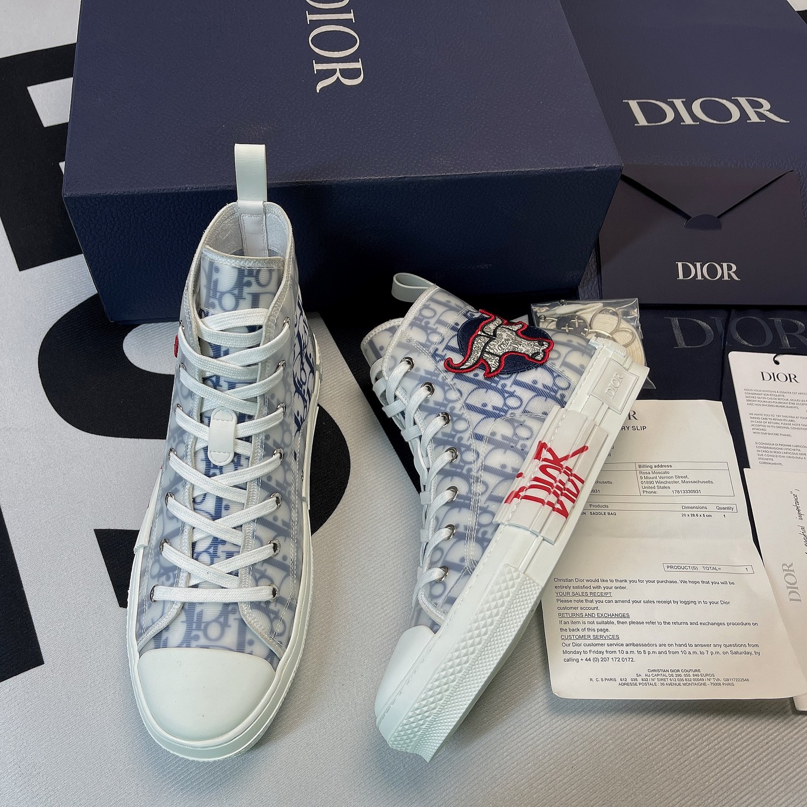 Best Replica Converse Dupes Dior B23 High Top Sneaker 27 - Colareps