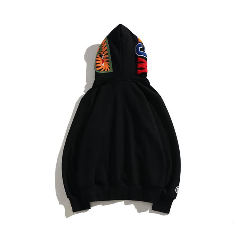 Best Replica BAPE 2nd Shark Wide Full Zip Double Hoodie - Colareps
