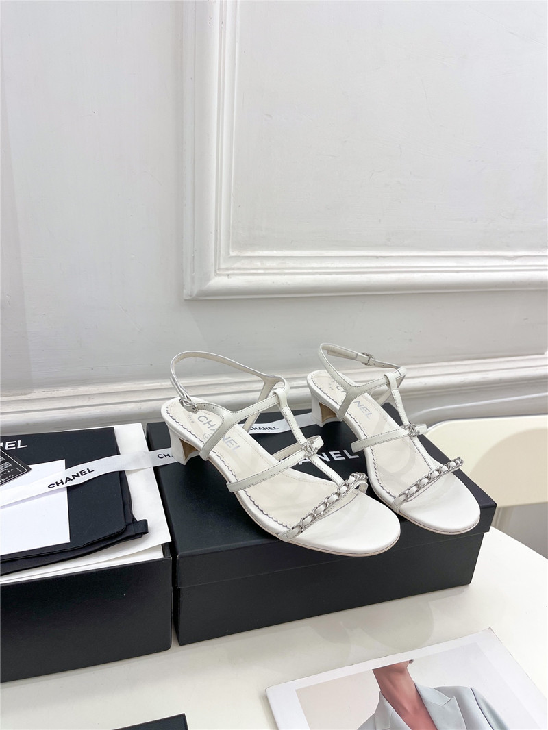 Best Replica Chanel counter catwalk style chain sandals - Colareps