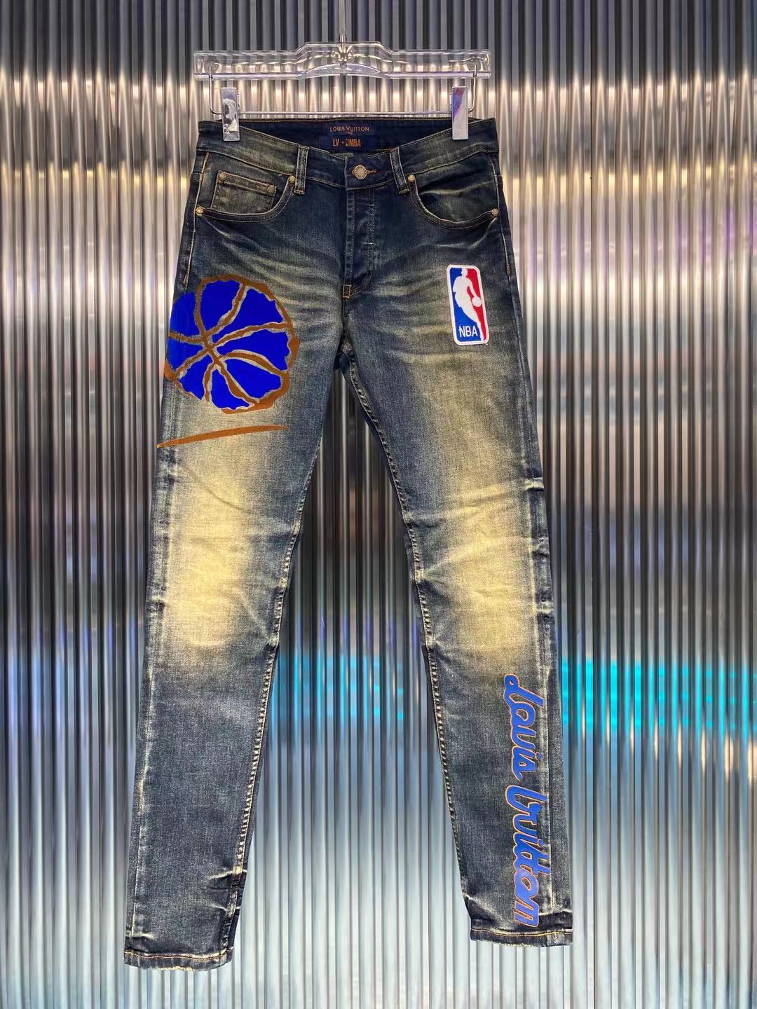 Best Replica Louis Vuitton x NBA Jeans - Colareps