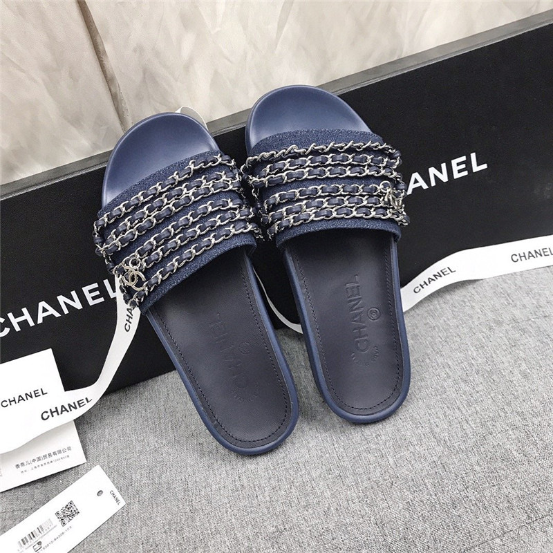 Best Replica chanel beach chain slippers - Colareps