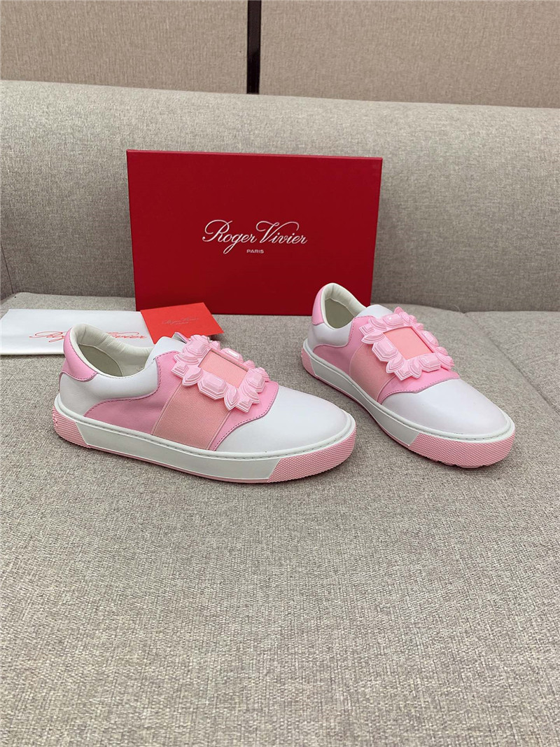 Best Replica Roger vivier new diamond buckle casual shoes - Colareps