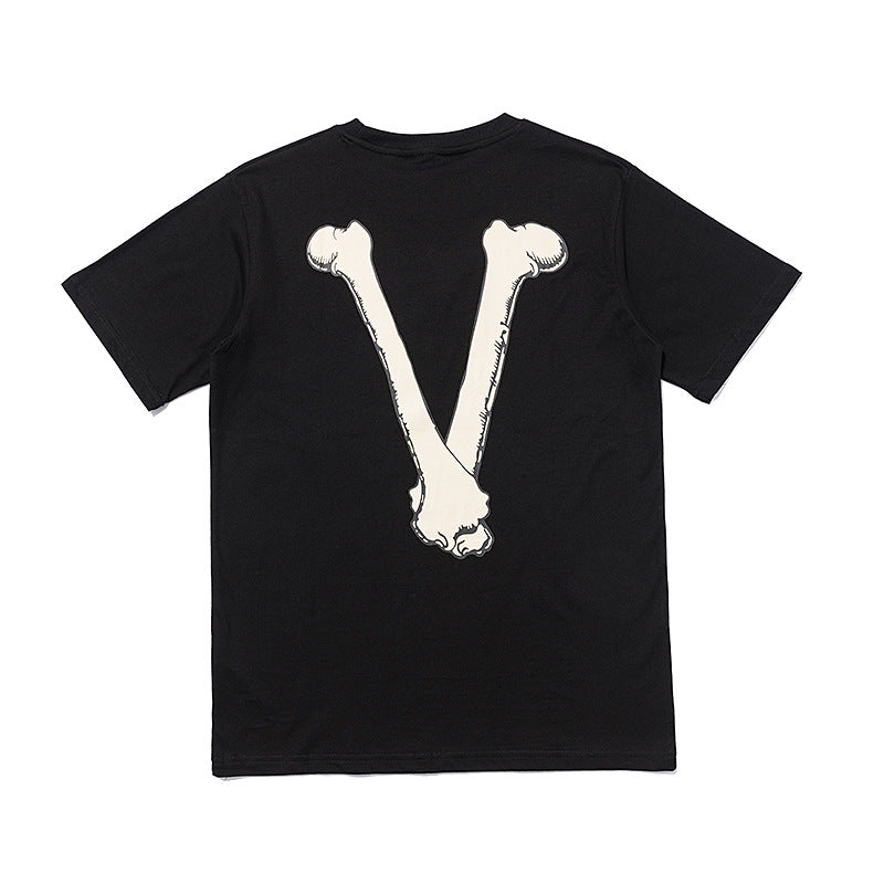 Best Replica Vlone The Bone Skull T Shirt - Colareps
