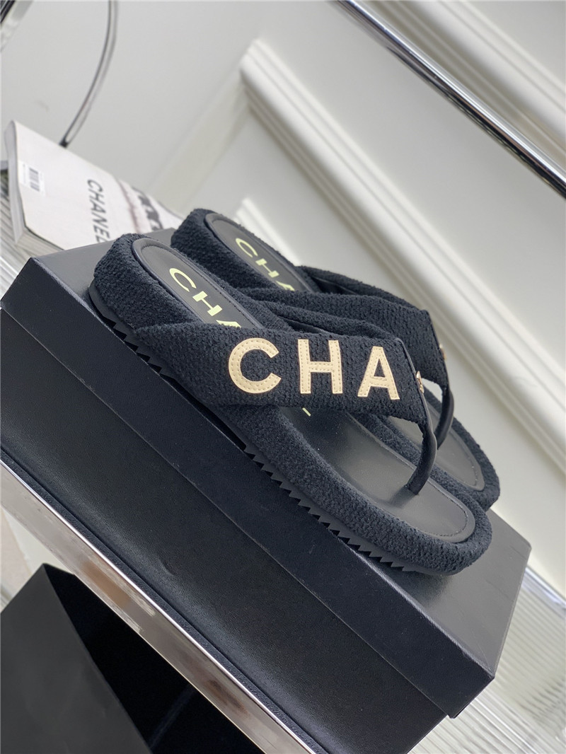 Best Replica chanel flip logo flops - Colareps