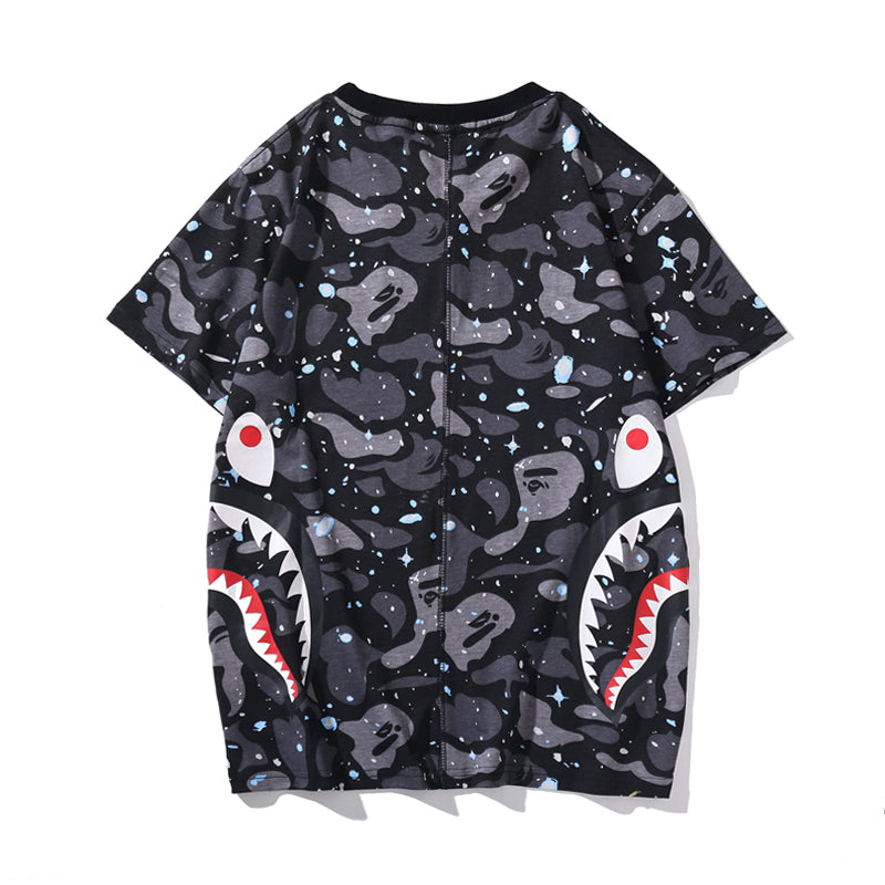Best Replica Bape Shark Camo Luminous T Shirt 1512 - Colareps