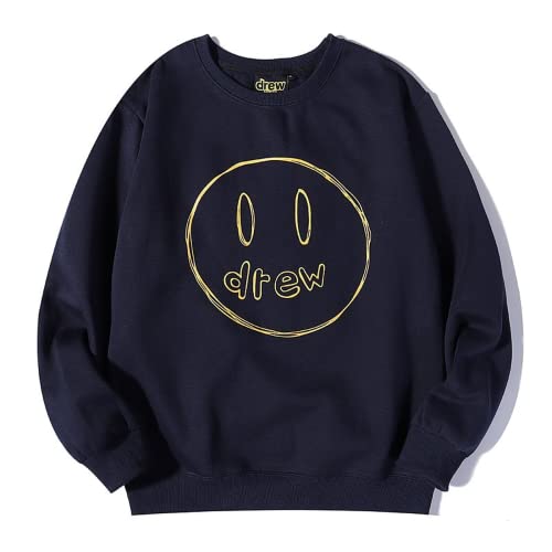 Best Replica Drew House Sketch Crewneck Sweatshirt Navy Blue #2538 - Colareps