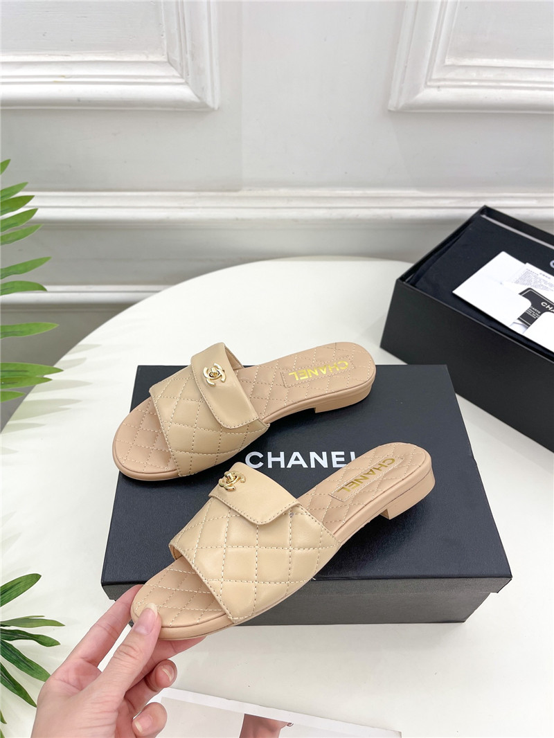 Best Replica Chanel counter classic double C buckle slippers - Colareps