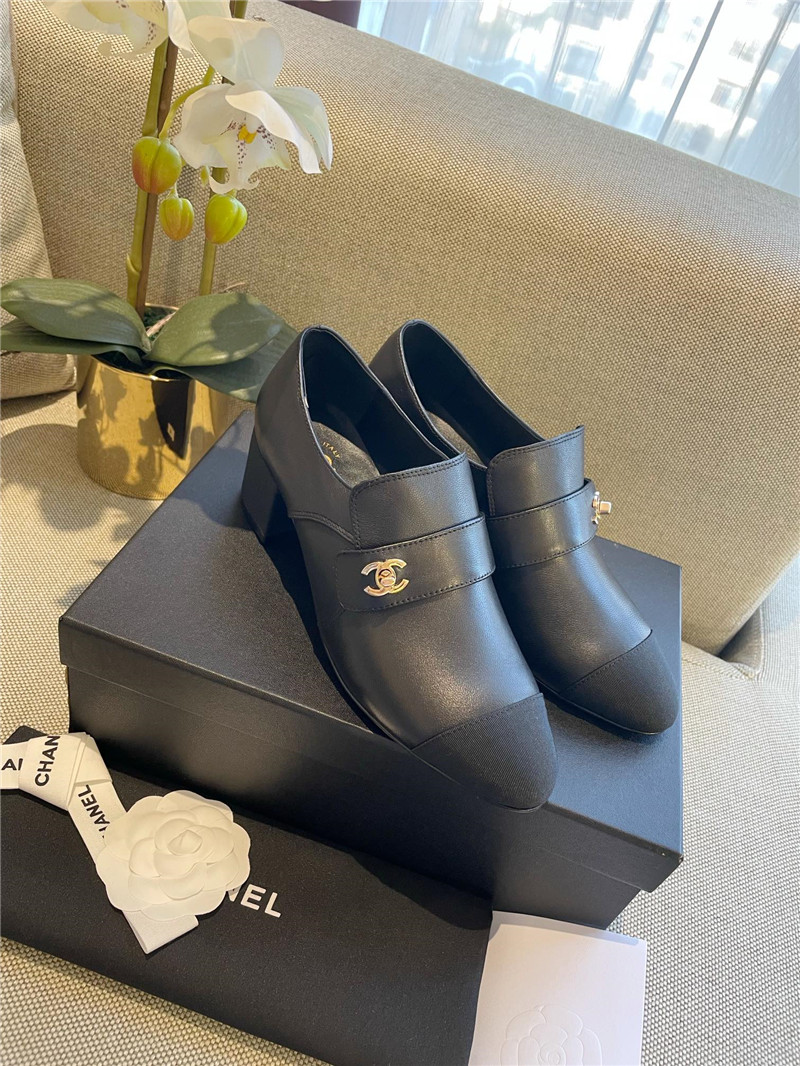Best Replica chanel chunky heel shoes - Colareps