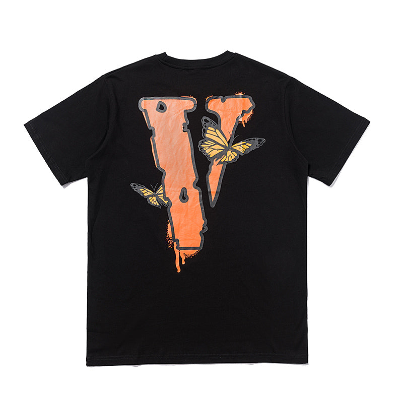 Best Replica Juice Wrld x Vlone Butterfly T Shirt - Colareps