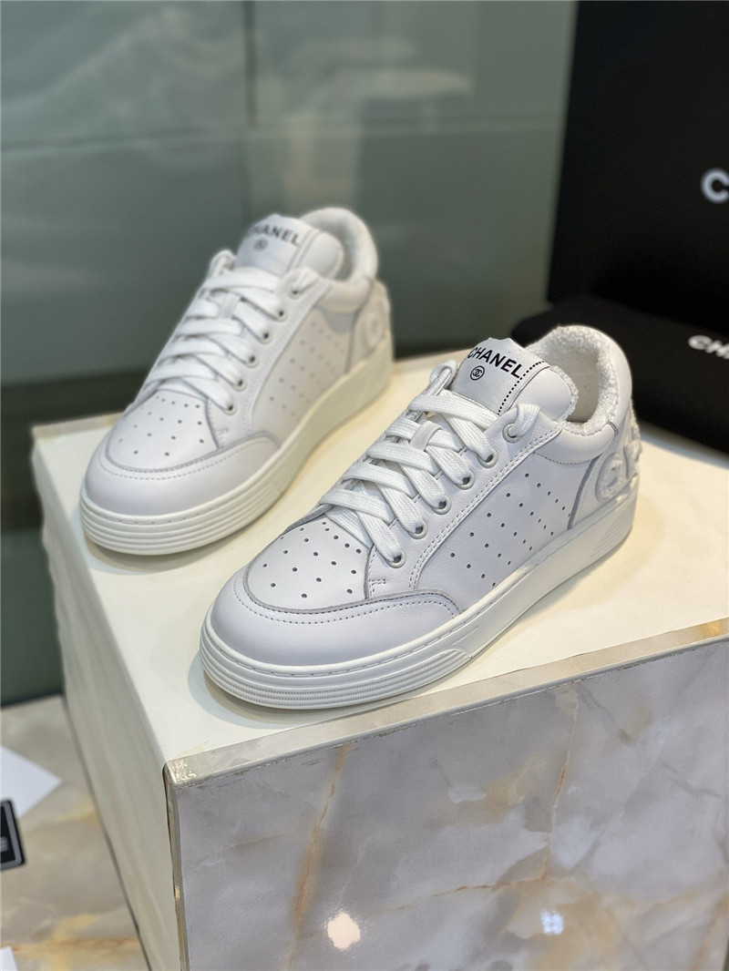 Best Replica Chanel casual shoes women sneakers white - Colareps