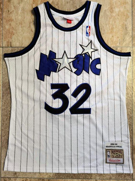 Best Replica SHAQUILLE O'NEAL ORLANDO MAGIC THROWBACK JERSEY - Colareps