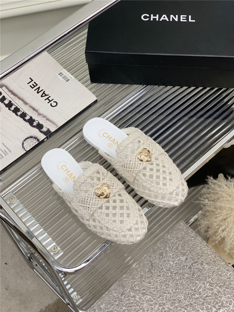 Best Replica chanel hollow Roman slippers - Colareps
