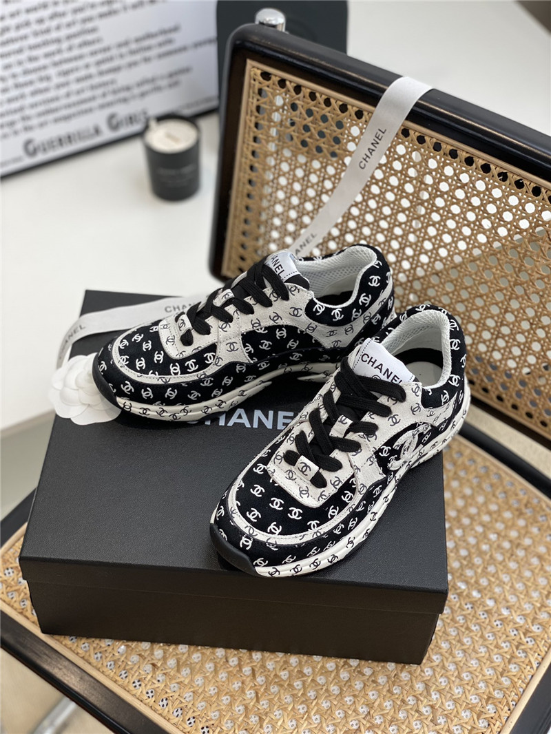 Best Replica chanel full logo sneakers - Colareps