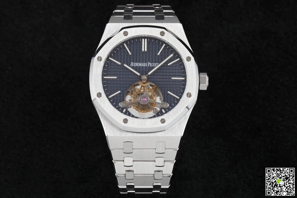 Best Replica Replica Audemars Piguet Royal Oak Tourbillon 26510ST.OO.1220ST.01 1:1 Best Edition R8 Factory Blue Dial - Colareps