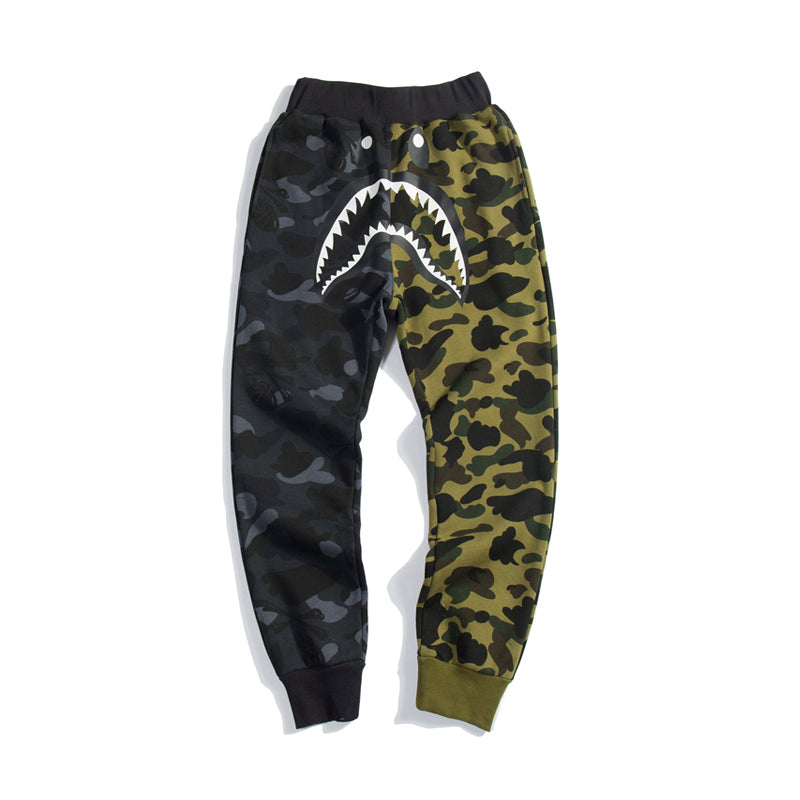 Best Replica BAPE Shark Track Pants Sweatpants Camo HDCP8701 - Colareps