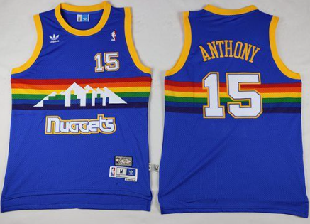 Best Replica CARMELO ANTHONY DENVER NUGGETS THROWBACK JERSEY - Colareps