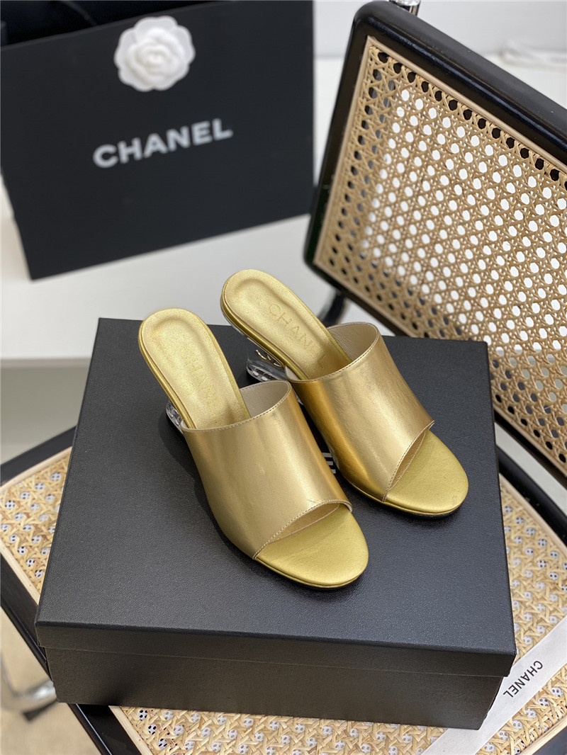 Best Replica chanel crystal heel sandals - Colareps