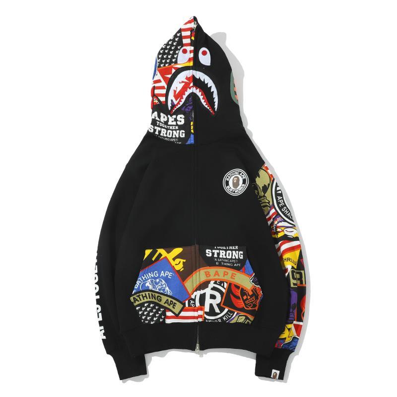 Best Replica Bape Full Zip Color Hoodie - Colareps