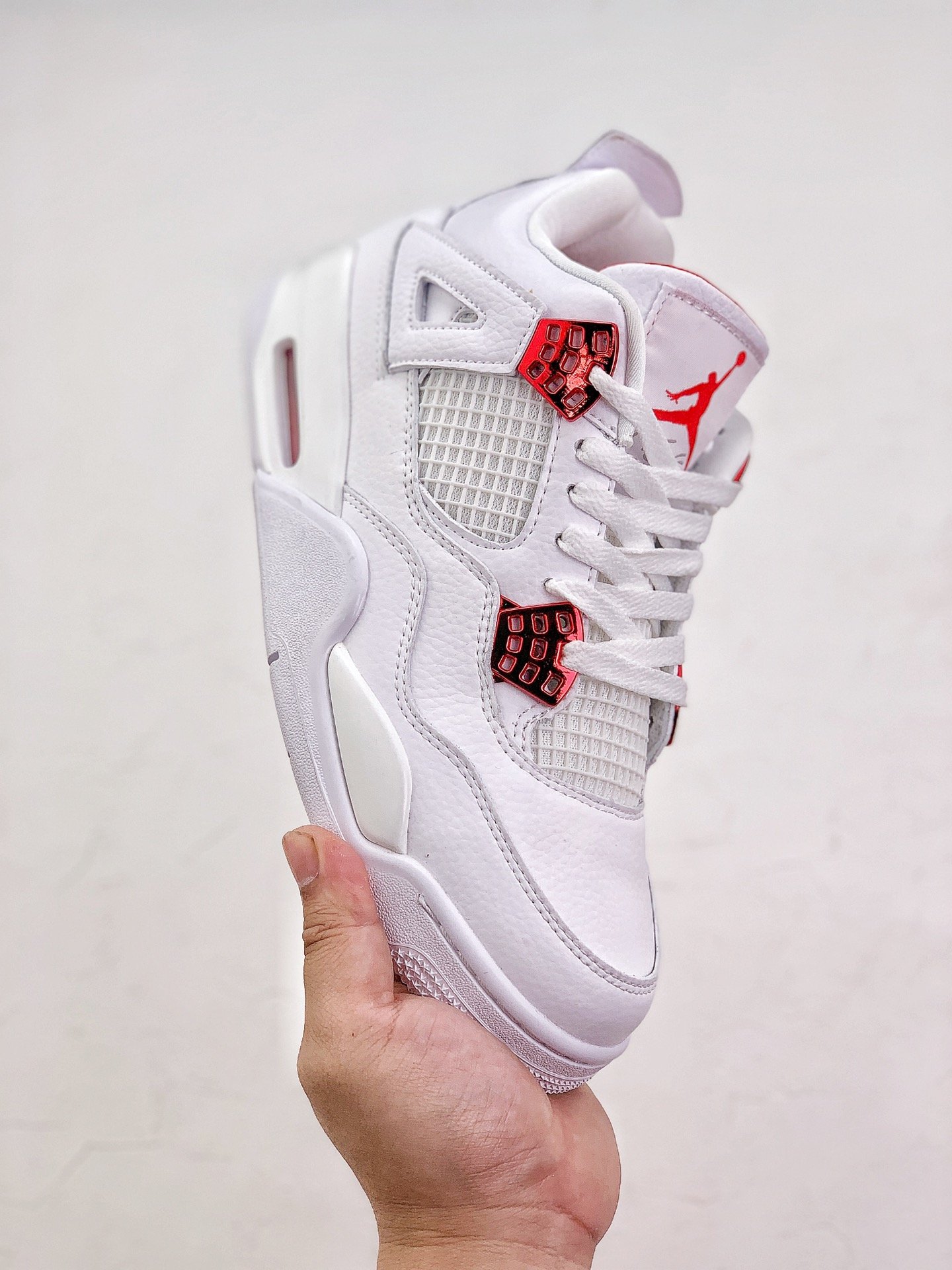 Best Replica Air Jordan 4 Retro Metallic Red Extended size 14 - Colareps