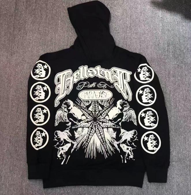 Best Replica 1:1 quality version Starfish and Half-Face Print hoodie - Colareps