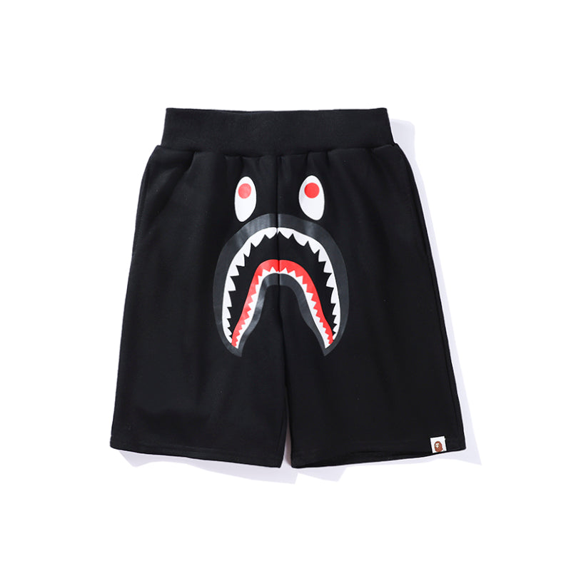Best Replica BAPE APE Shorts Shark Black Pants HDCP8676 - Colareps