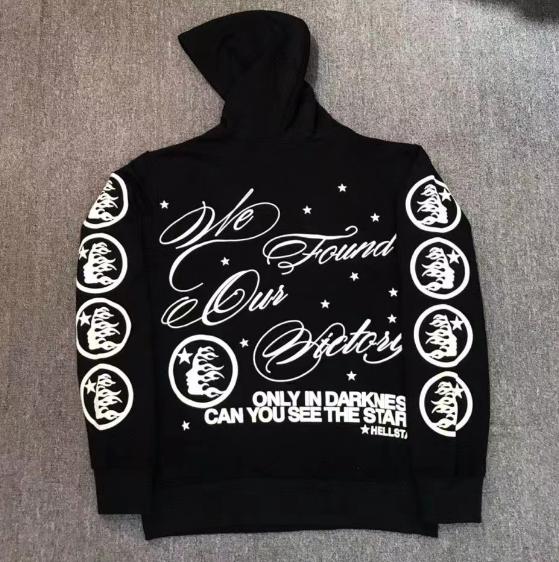 Best Replica 1:1 quality version Starfish and Half-Face Print hoodie - Colareps