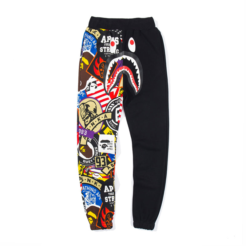 Best Replica BAPE Shark Color Track Pants Sweatpants HDCP8691 - Colareps