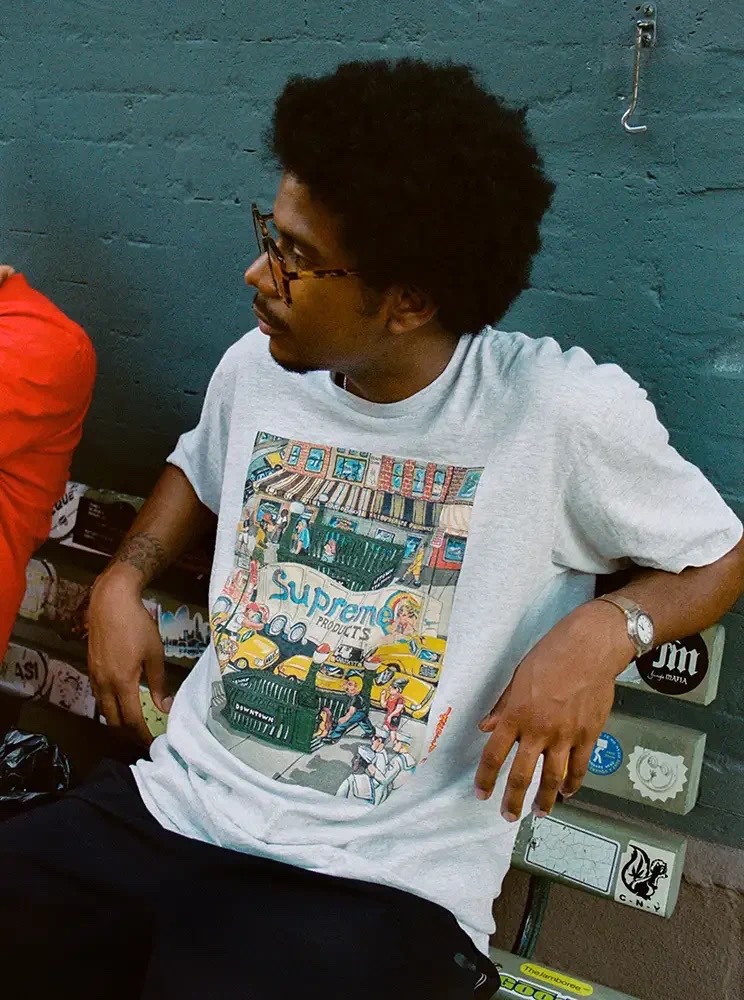 Best Replica SUPREME 22SS MANHATTAN TEE - Colareps