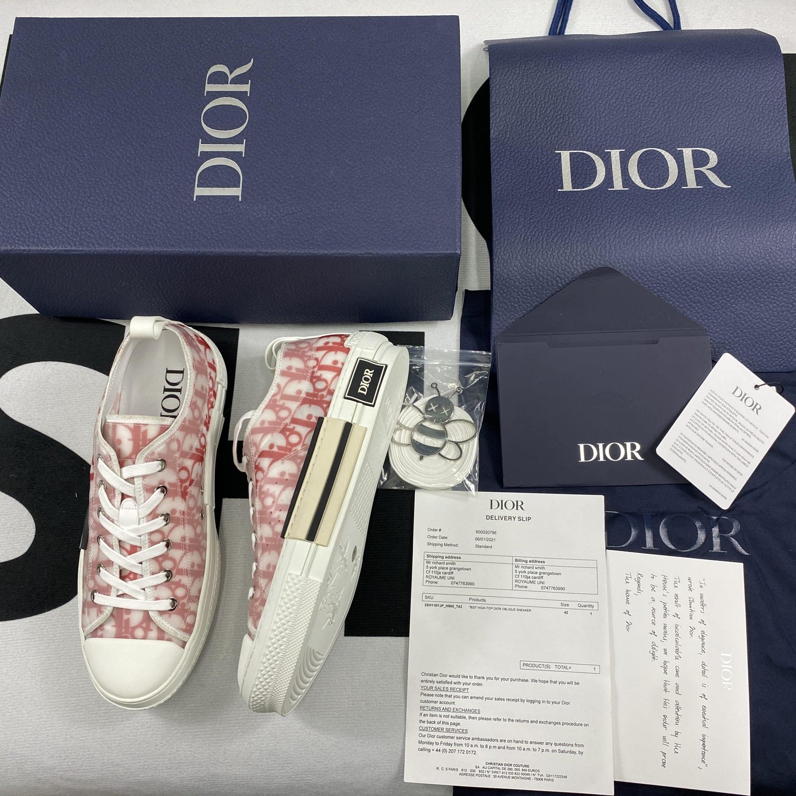 Best Replica Dior B23 High Top Sneaker 2 - Colareps