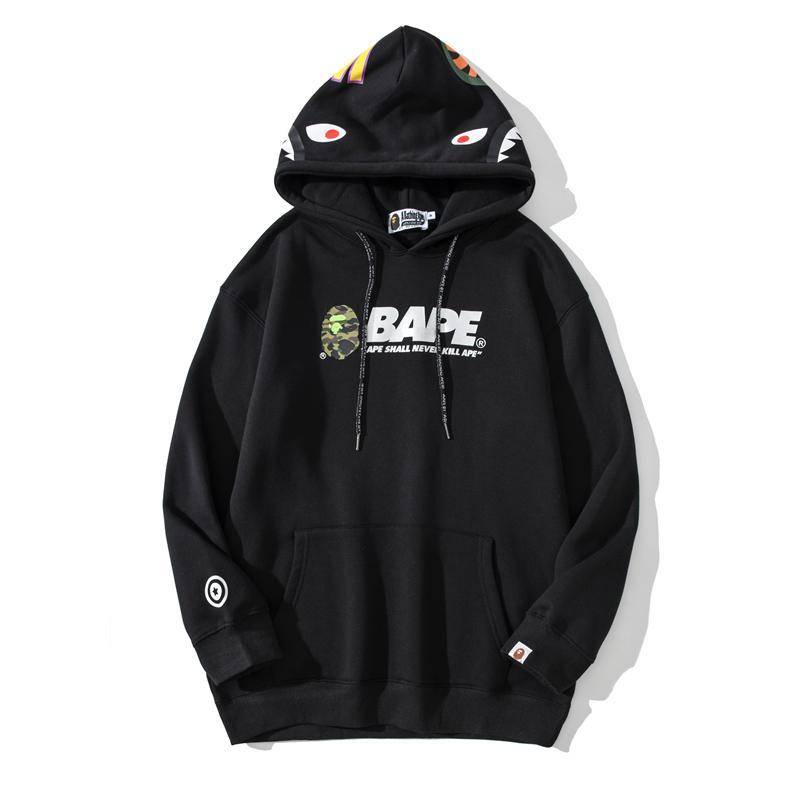 Best Replica Bape Ape Hoodie Black - Colareps