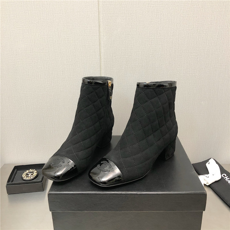 Best Replica chanel classic pearl chunky ankle boots - Colareps