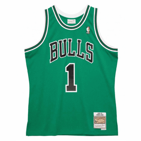 Best Replica DERRICK ROSE CHICAGO BULLS THROWBACK JERSEY ST. PATRICK'S DAY - Colareps