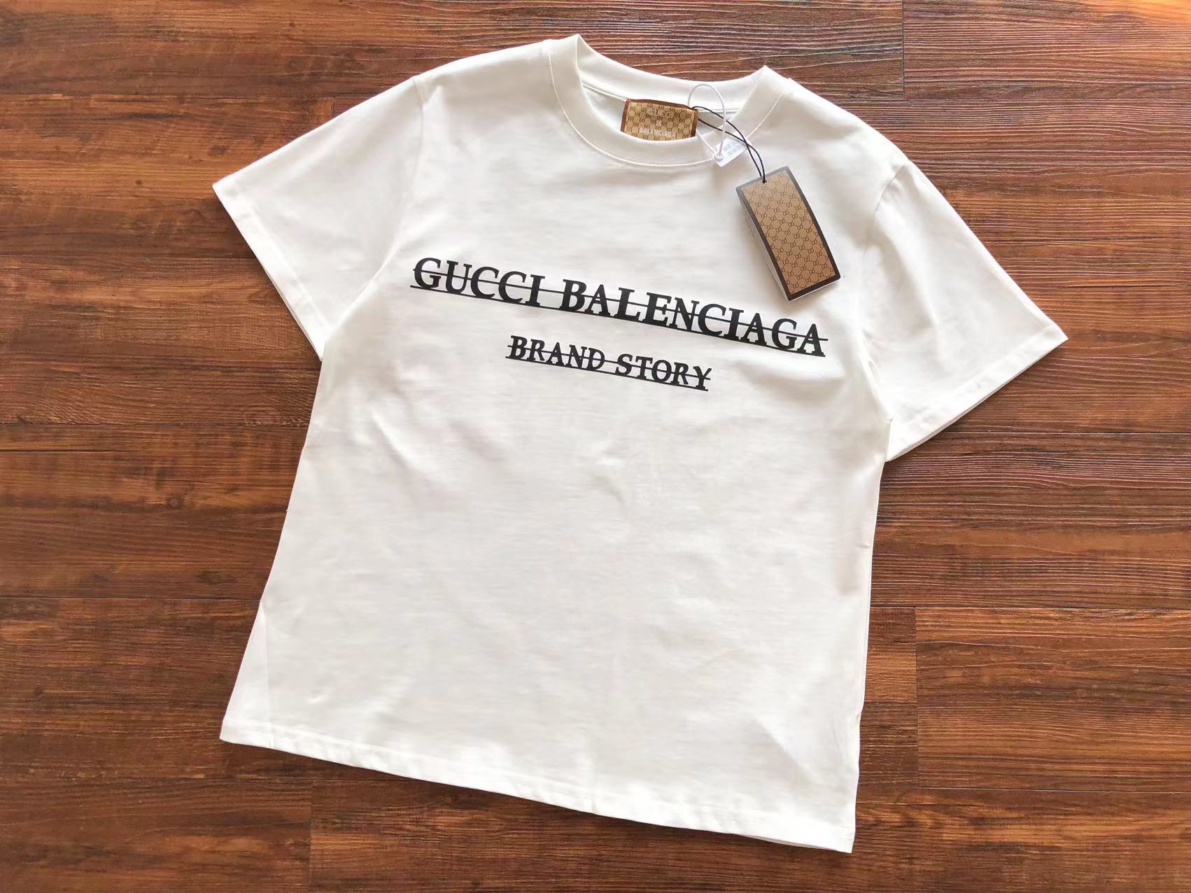 Best Replica Gucci x Balenciaga T-shirt - Colareps