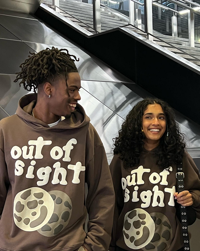 Best Replica Out of Sight Foam Print Sweatshirt Hoodie - Colareps