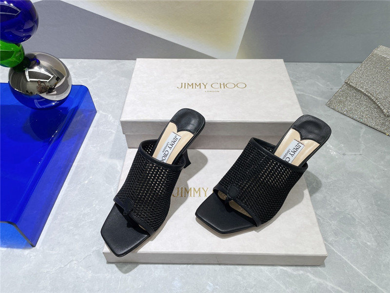 Best Replica jimmy choo square-toe knit flip-flops - Colareps