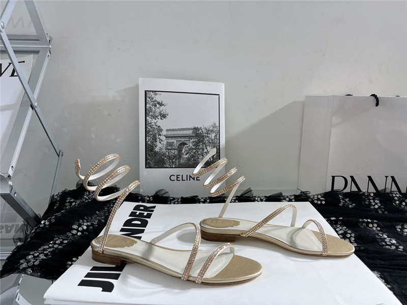 Best Replica rene caovilla cleo flat sandals - Colareps