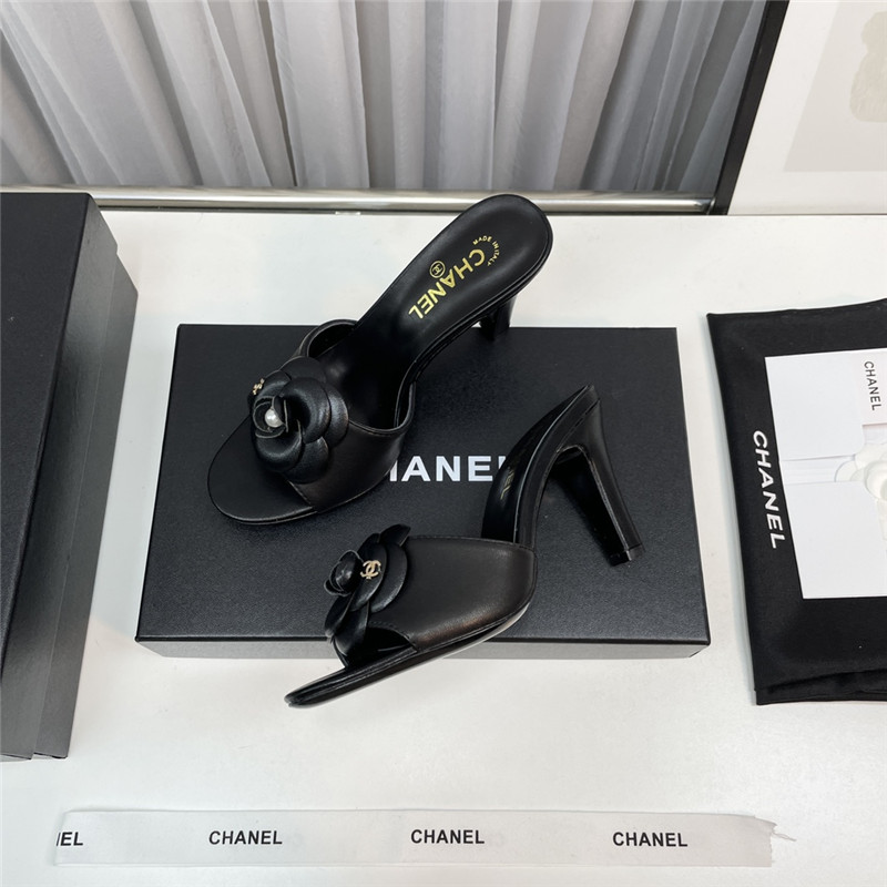 Best Replica Chanel Replica camellia slippers - Colareps