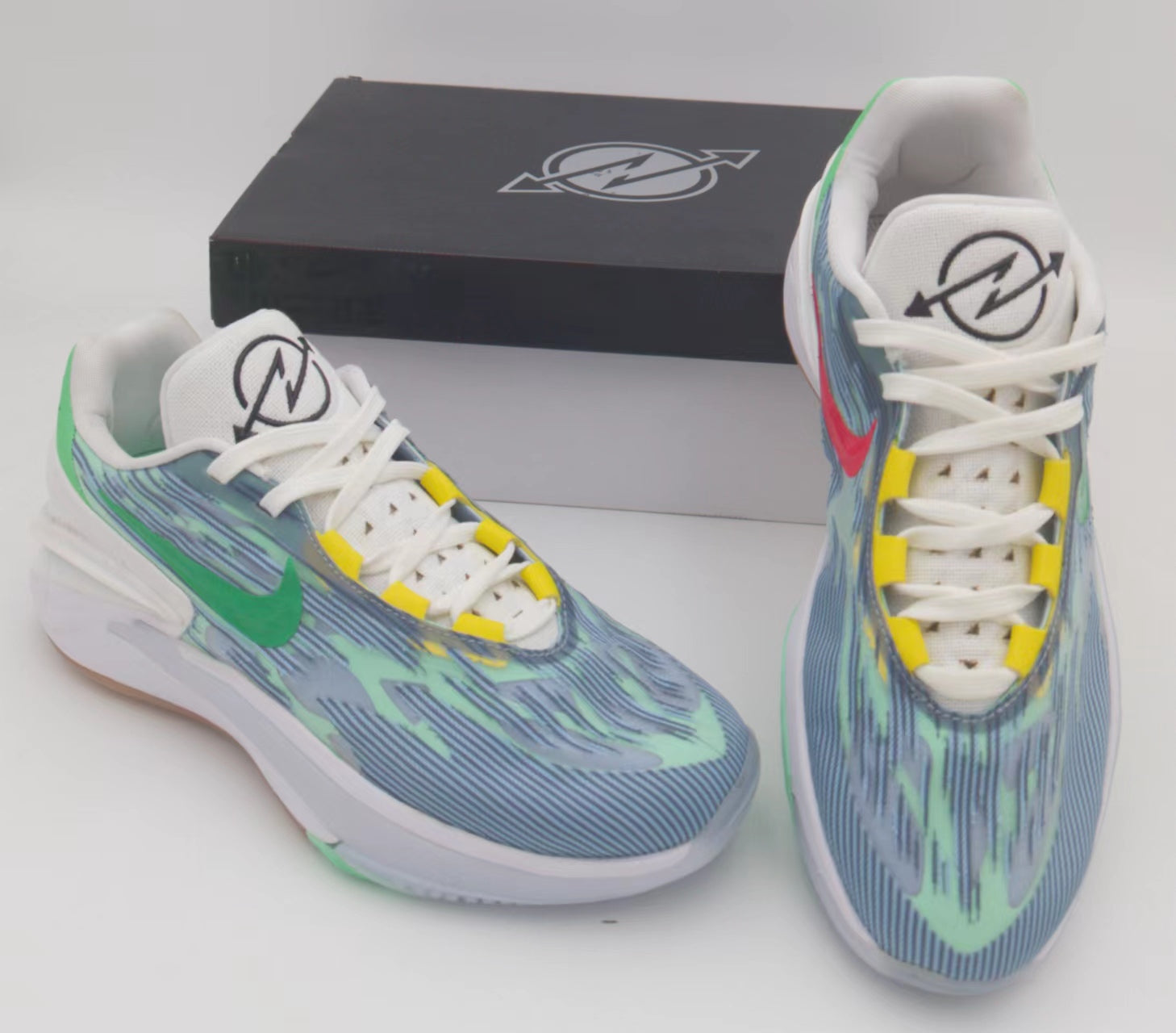 Best Replica NIKE ZOOM GT CUT 2 x BLUE GREEN GUM - Colareps