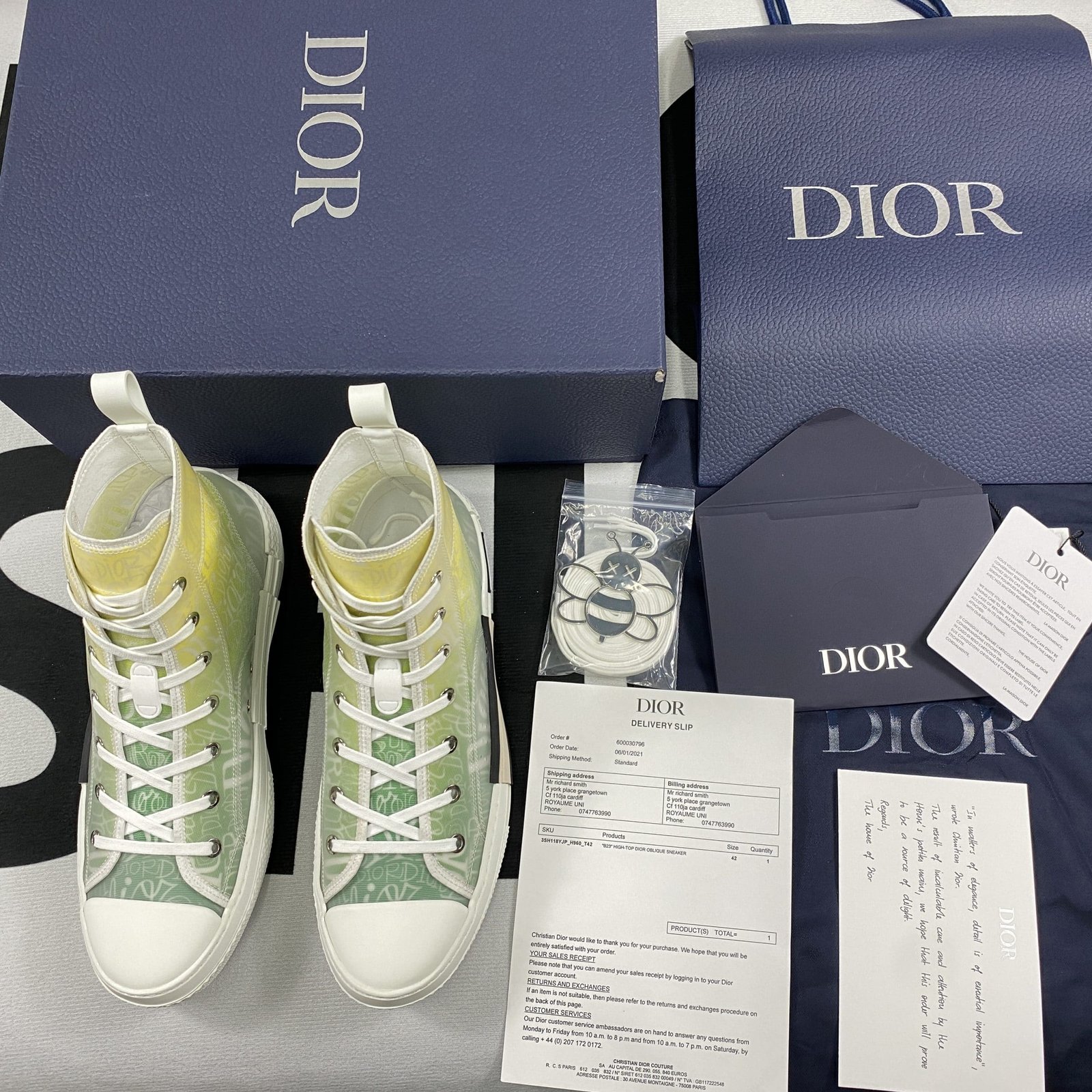 Best Replica Dior B23 High Top Sneaker 15 - Colareps