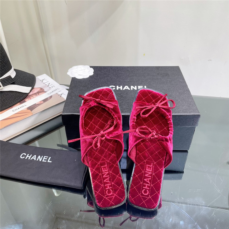 Best Replica Chanel Flat Dupes slippers - Colareps