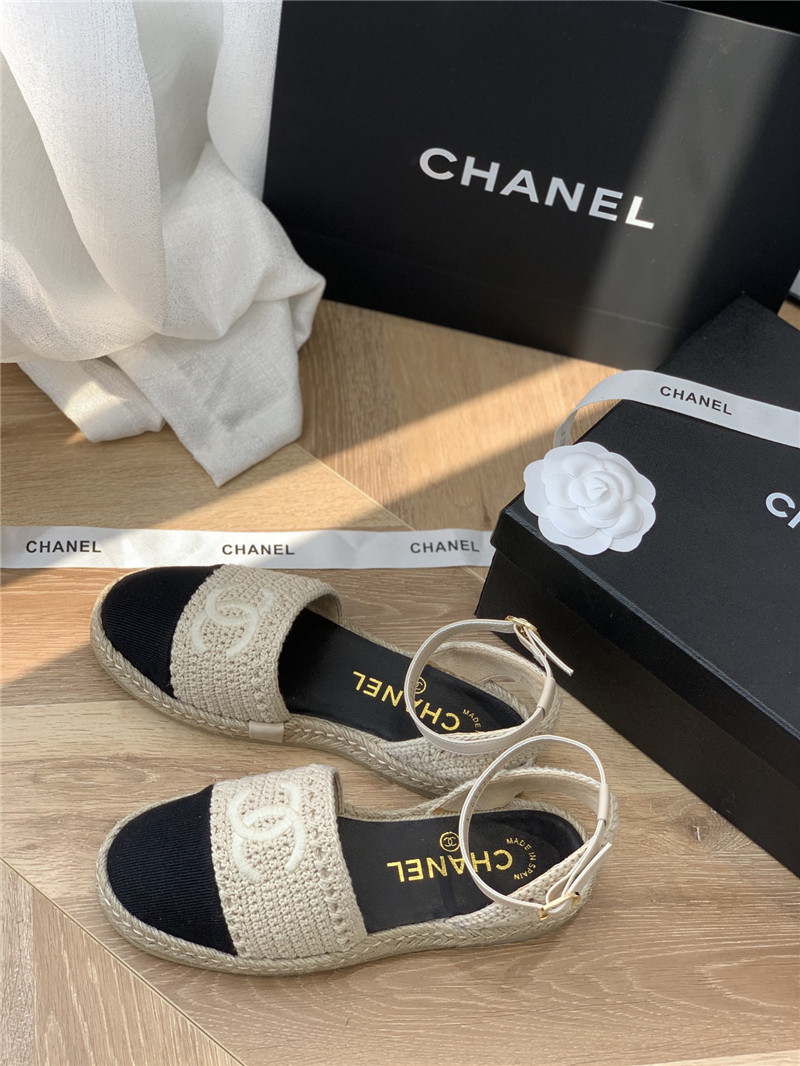 Best Replica chanel hand woven sandals - Colareps