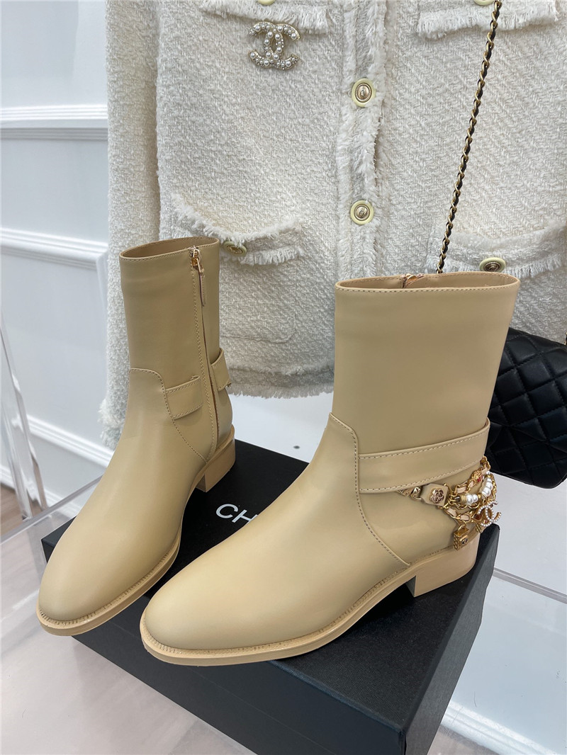 Best Replica chanel classic jewel chain ankle boots - Colareps