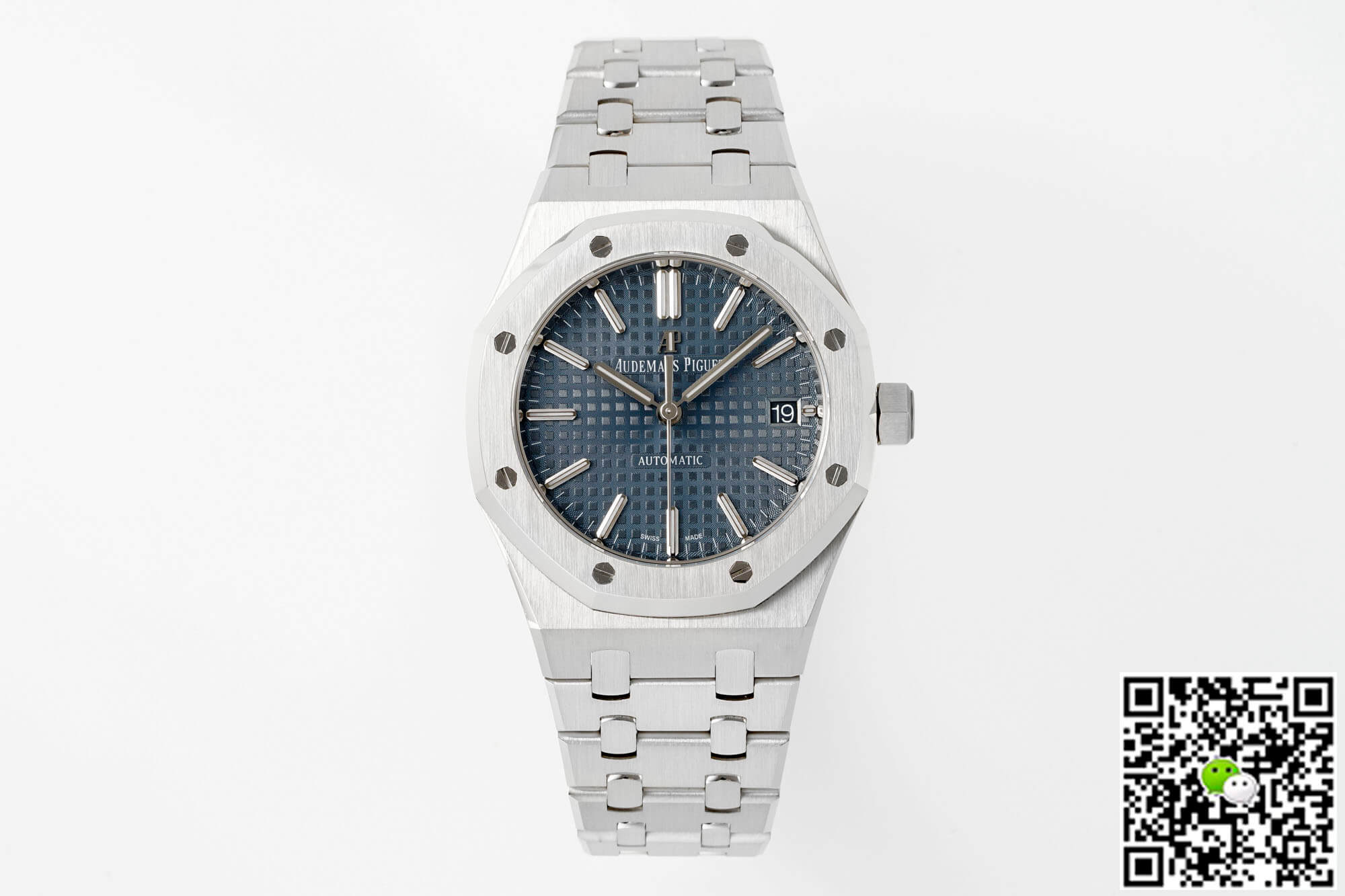 Best Replica Replica Audemars Piguet Royal Oak 15450ST.OO.1256ST.03 1:1 Best Edition APS Factory Blue Dial - Colareps