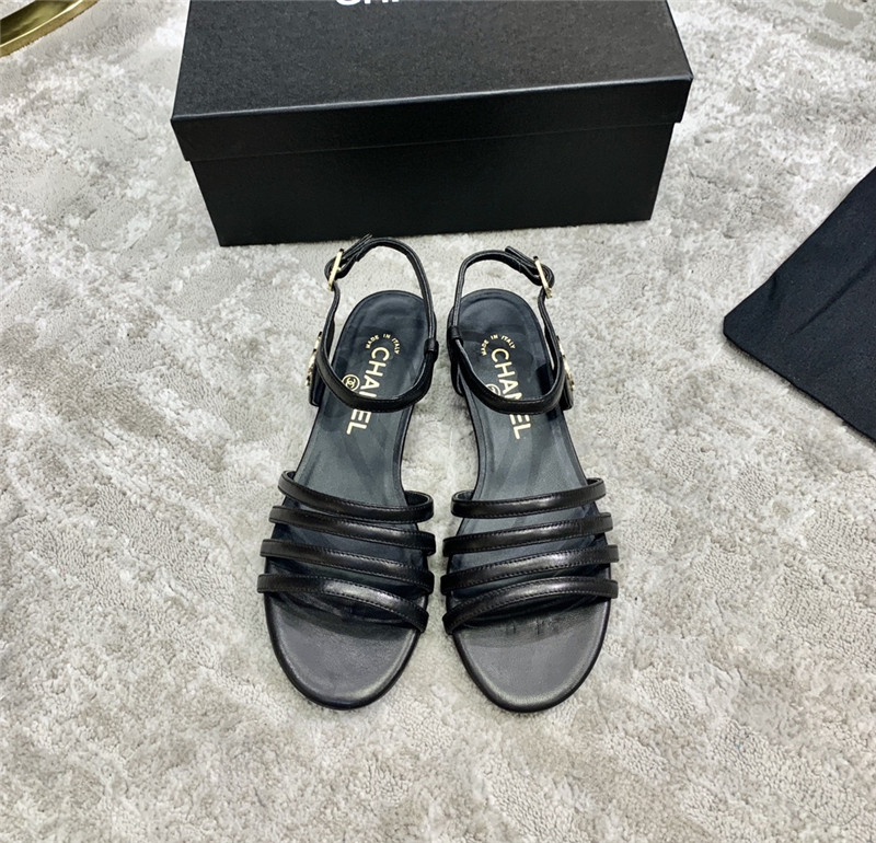 Best Replica chanel logo sandals - Colareps