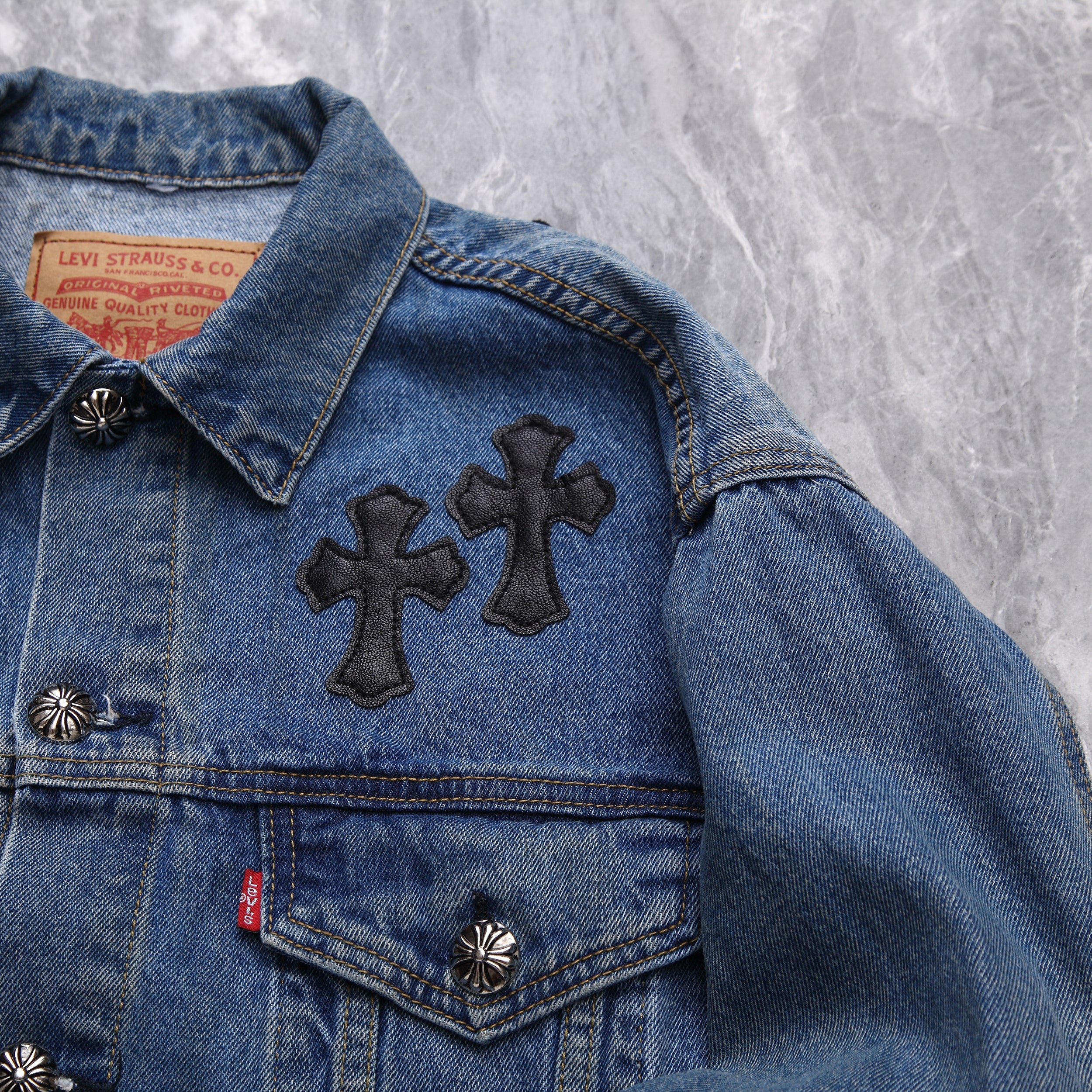 Best Replica Chrome Hearts Denim Jacket - Colareps