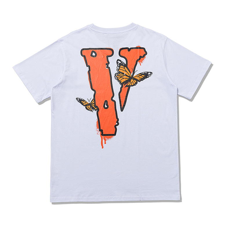 Best Replica Juice Wrld x Vlone Butterfly T Shirt - Colareps